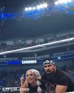 Woman In Bunny Ears And Headphones GIF
