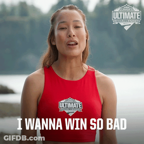 Woman In Canada's Ultimate Challenge Shirt GIF