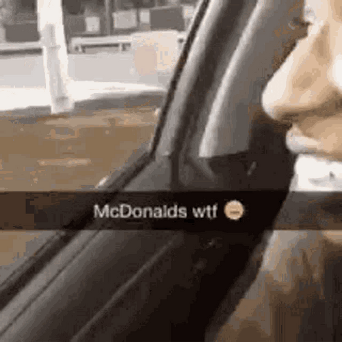 Woman In Car Disappointed Mcdonalds WTF Meme GIF