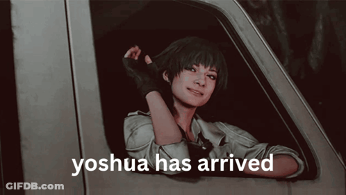 Woman In Car Joshua Has Arrived GIF