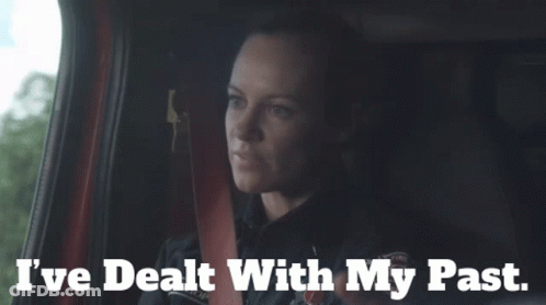 Woman In Car Saying I've Dealt With My Past GIF