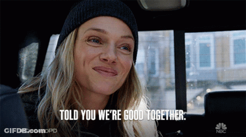 Woman In Car Saying Told You We're Good Together GIF