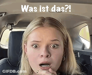 Woman In Car Saying Was Ist Das GIF