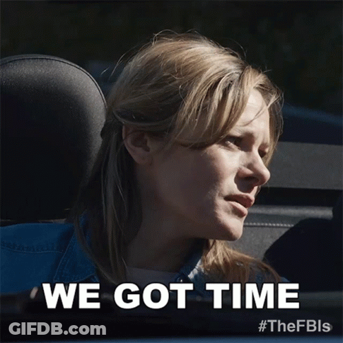 Woman In Car Saying We Got Time GIF
