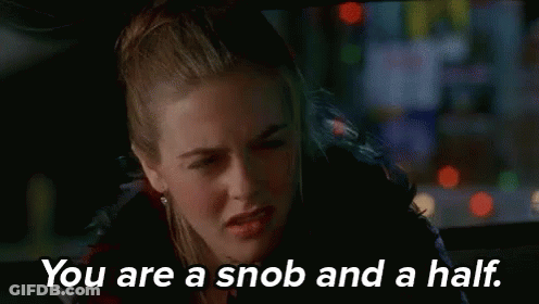 Woman In Car Saying You Are A Snob And A Half GIF