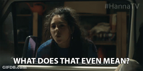 Woman In Car What Does That Even Mean GIF