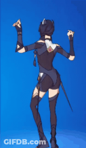 Woman In Cat Suit With Arms Outstretched GIF