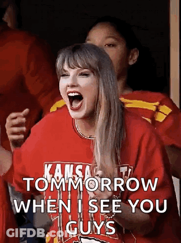 Woman In Chiefs Shirt Screaming GIF