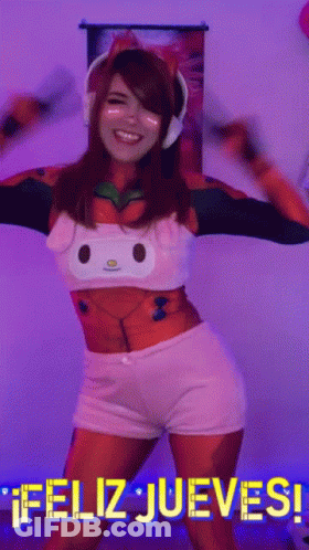 Woman In Costume Feliz Jueves GIF