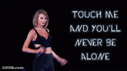 Woman In Crop Top Holding Microphone On Stage GIF