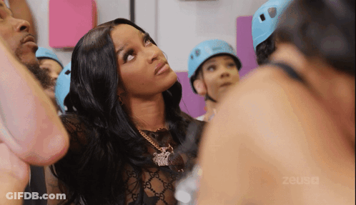 Woman In Crop Top Holding Water Saying Watch Me Boy GIF
