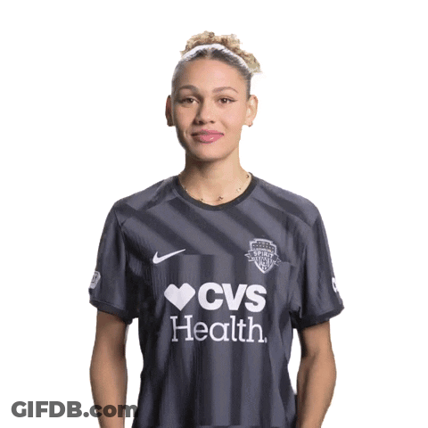 Woman In CVS Health Shirt With Mouth Open GIF