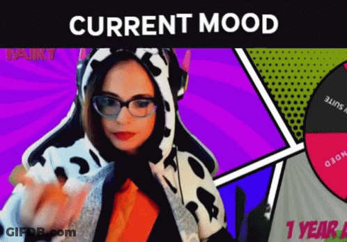 Woman In Dalmatian Costume And Glasses Giving Thumbs Up GIF