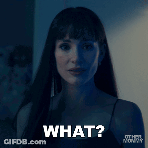 Woman In Dark Room Saying What GIF