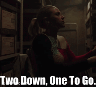 Woman In Dark Room Two Down One To Go GIF