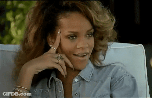 Woman In Denim Shirt Hand On Head GIF