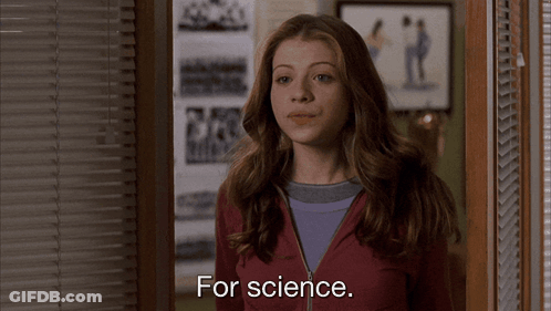 Woman In Doorway For Science GIF
