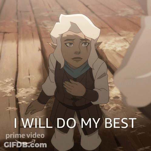 Woman In Feathered Hat And Pink Jacket Says I Promise GIF