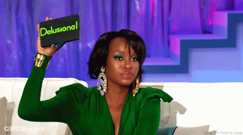 Woman In Fireman Helmet You're Delusional GIF