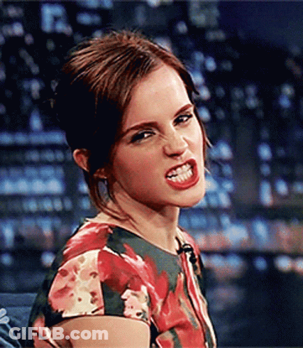 Woman In Floral Dress Making Funny Face GIF