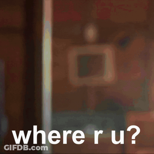 Woman In Front Of Red House Where Ru GIF