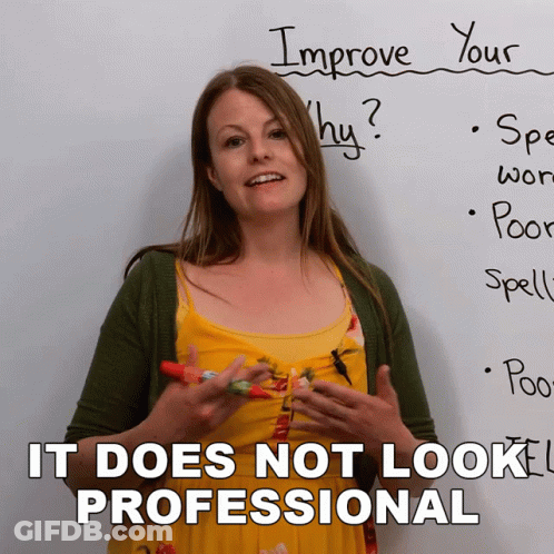 Woman In Front Of Whiteboard Saying Improve Your Why GIF