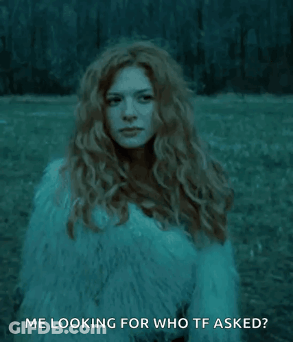 Woman In Fur Coat Looking For Who Tf Asked GIF