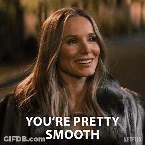 Woman In Fur Coat Smiling GIF