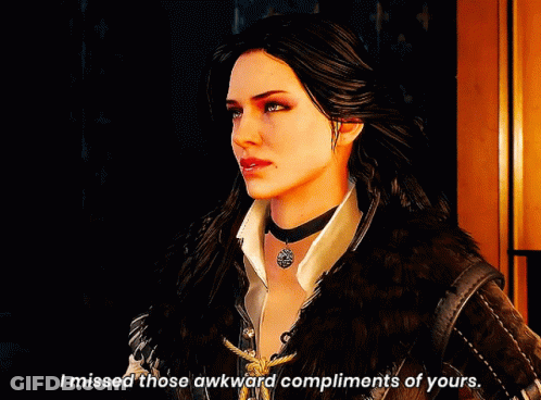 Woman In Fur Vest Says I Missed Awkward Compliments GIF