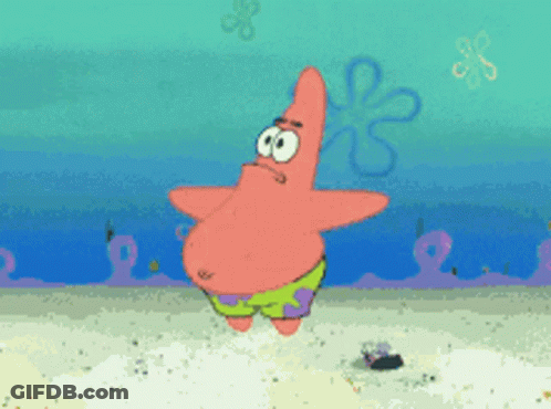 Woman In Glasses And Blue Shirt Making Face GIF