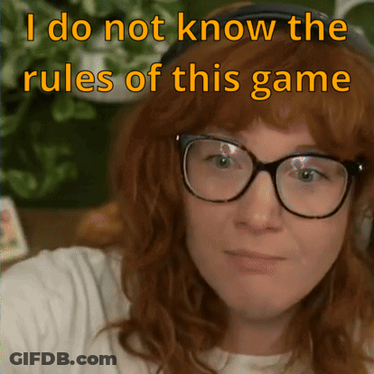 Woman In Glasses And Headband Saying I Do Not Know The Rules Of This Game GIF