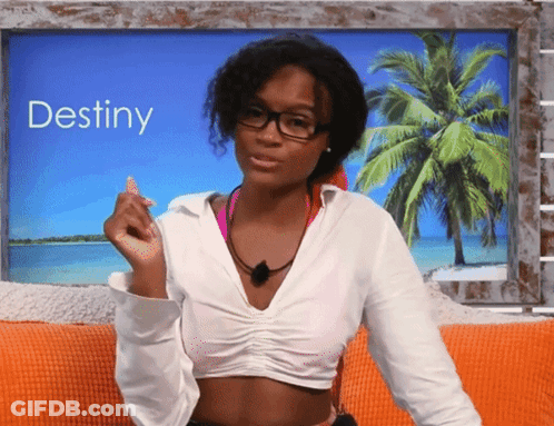 Woman In Glasses And White Shirt Destiny GIF