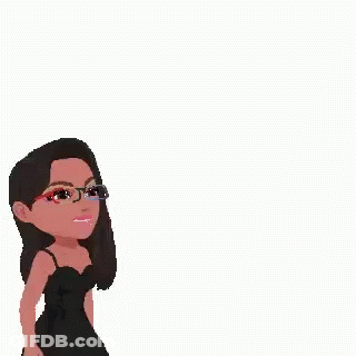 Woman In Glasses Holding Wake Up Megaphone GIF
