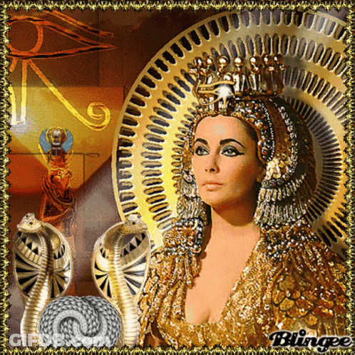 Woman In Gold Dress Blingee GIF