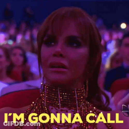 Woman In Gold Dress Says My Lawyer GIF