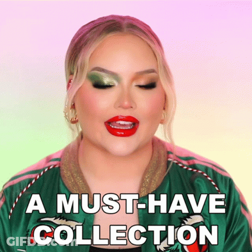 Woman In Green Jacket Saying Must Have Collection GIF