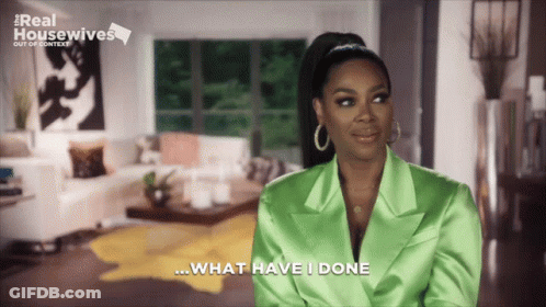 Woman In Green Jacket Talking GIF