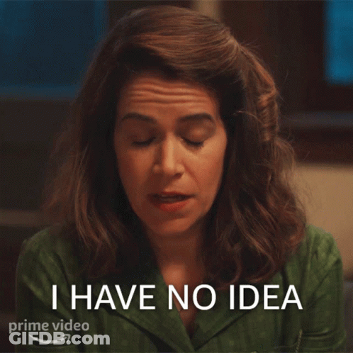 Woman In Green Shirt Saying I Have No Idea GIF