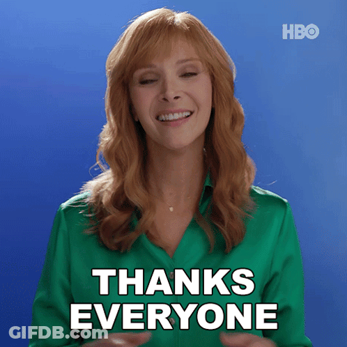Woman In Green Shirt Smiling Saying Thanks Everyone GIF