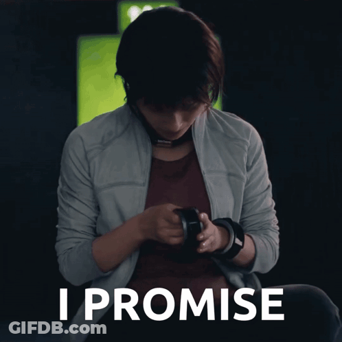 Woman In Grey Jacket Playing Video Game Promising GIF