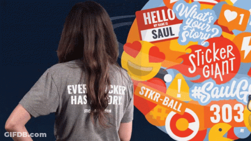Woman In Grey Shirt Saying Ever Has A Story GIF