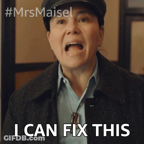 Woman In Hat And Jacket Says I Can Fix This GIF