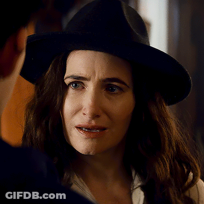 Woman In Hat Interesting GIF