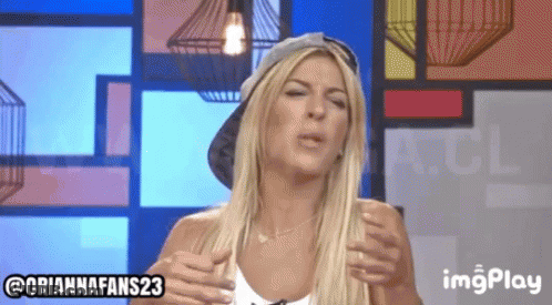 Woman In Hat Making Funny Face #Imgplay GIF