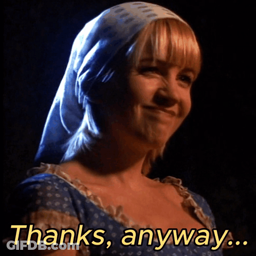Woman In Head Scarf Smiling Thanks Anyway GIF