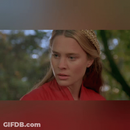 Woman In Headband With Pearls GIF