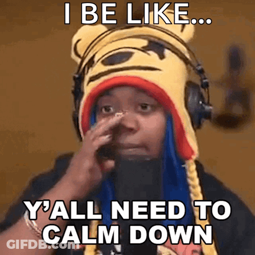 Woman In Headphones And Winnie The Pooh Hat Says I Be Like GIF