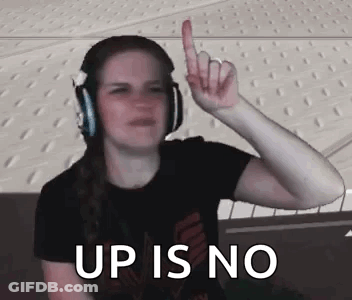 Woman In Headphones Making Funny Face And Middle Finger GIF