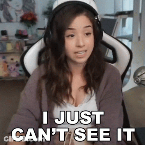 Woman In Headphones Says I Just Cant See It GIF