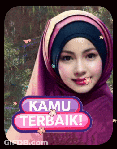 Woman In Hijab Kamu Terbaik GIF